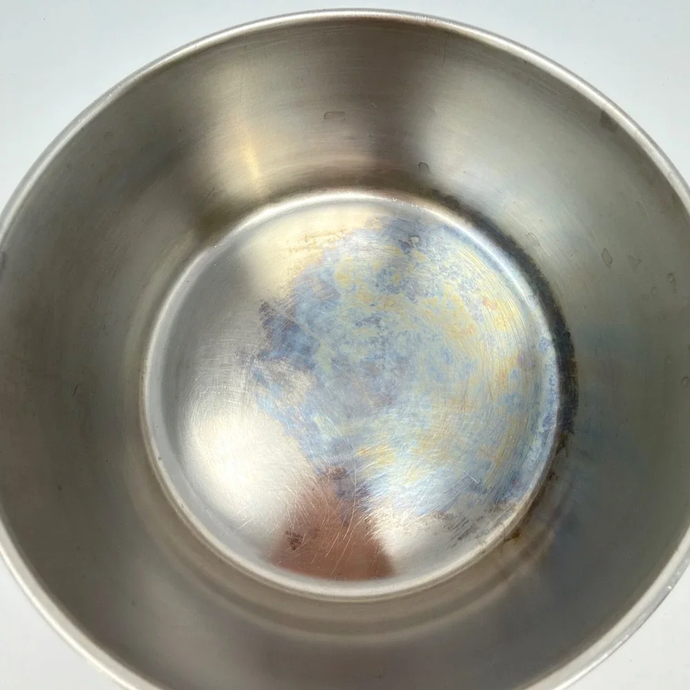 Vintage Revere Ware 2 Qt Copper Bottom Saucepan Pot Lid Stainless Steel Clinton